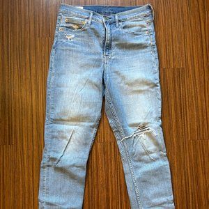 Gap cigarette jeans size 8/29R